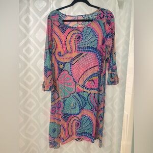Lilly Pulitzer Edna Swing Dress in Tile Wave Size M GUC